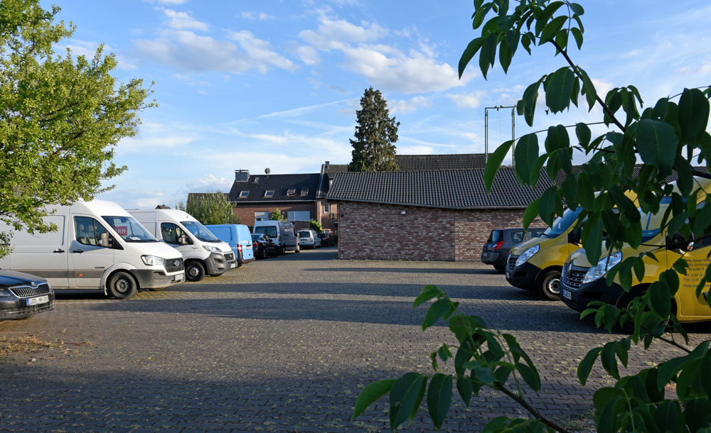 Gasthof mit großem Parkplatz